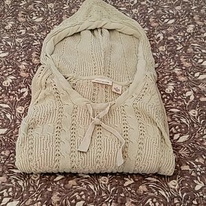 DKNY Jean's hooded sweater size Med